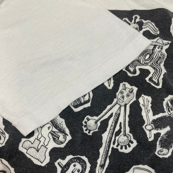 Vintage 80s Ken Brown Single Stitch Art Print Tee Shirt Men's XL - Picture 8 of 10